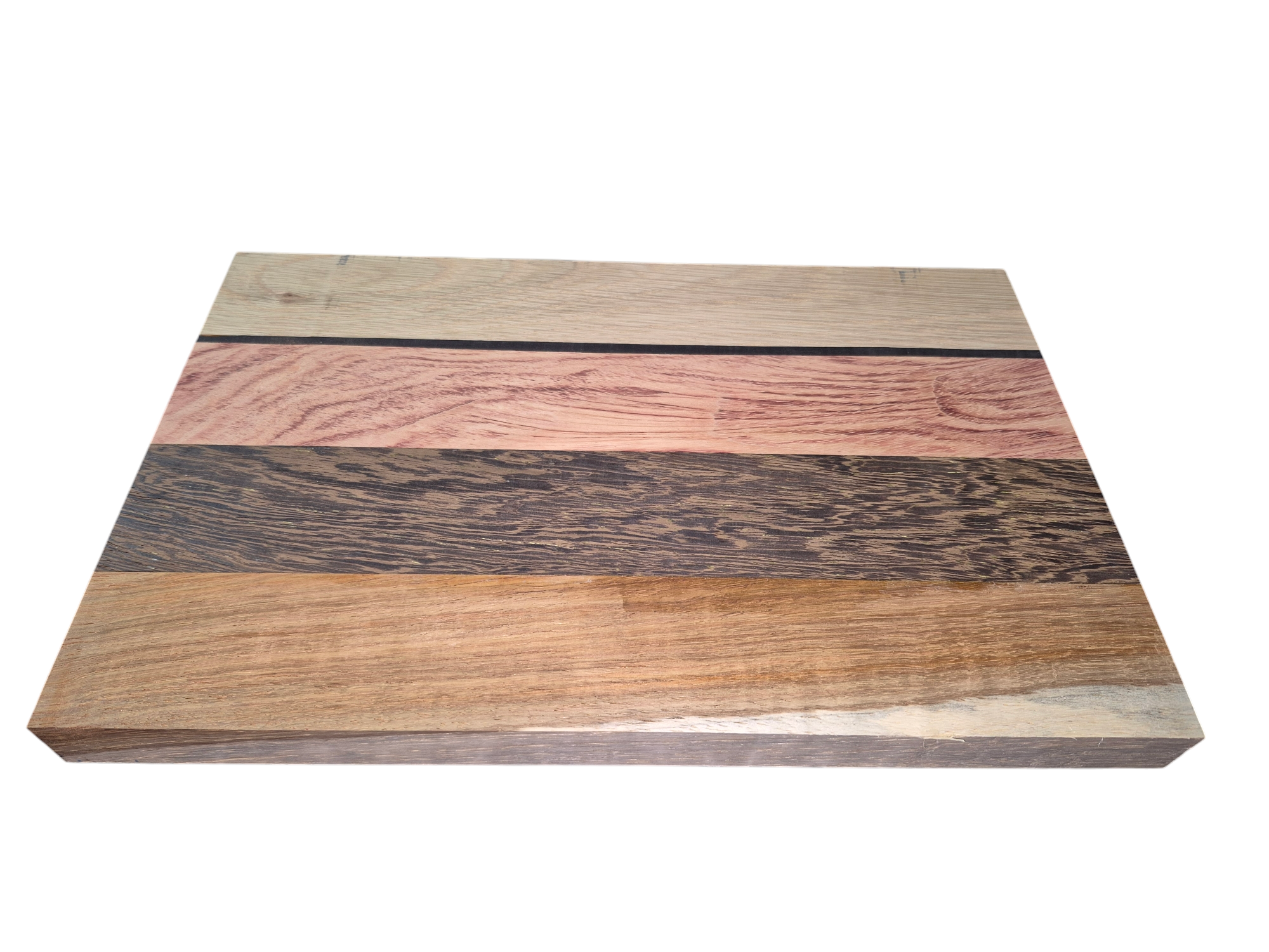 Oak, Black Palmwood, Pink Ivory, Ebony and Kiaat Cheese Board image 1