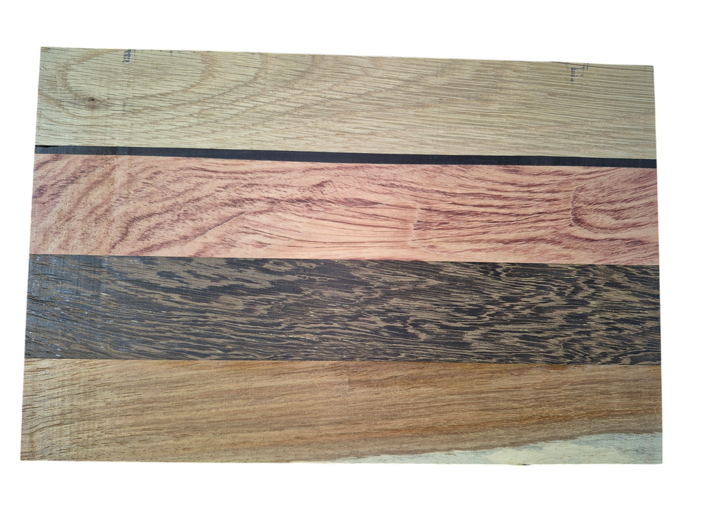 Oak, Black Palmwood, Pink Ivory, Ebony and Kiaat Cheese Board 2 image 2